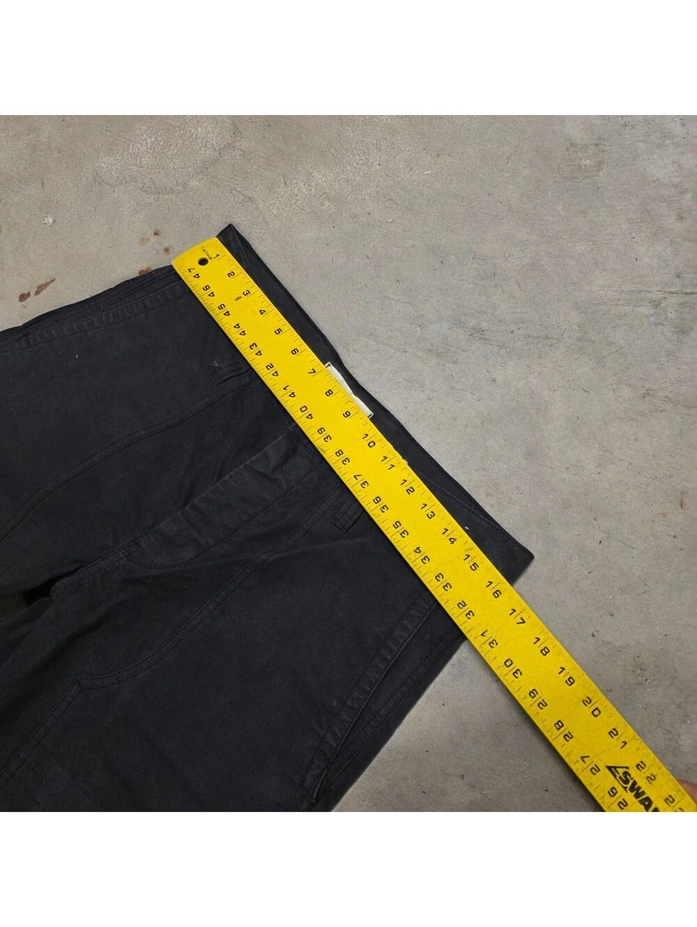 Madewell Pants Relaxed Straight Mens Size 30x30 Black Double Knee Carpenter